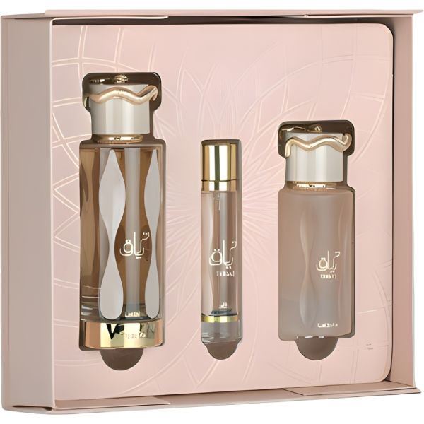 Lattafa Kit Teriaq Rosa 3in1